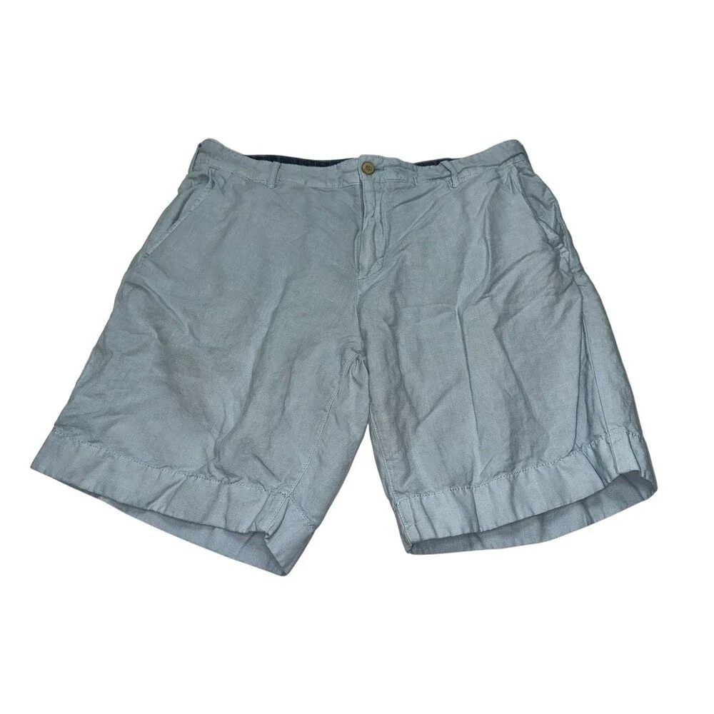 Men's Faherty Malibu Linen Shorts 8.5